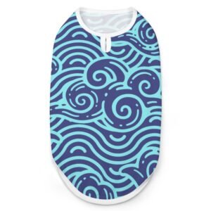 Ocean Waves Pet Vest